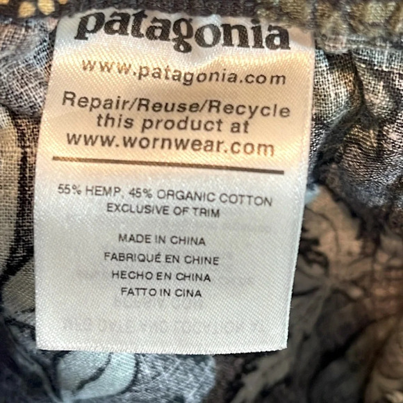 Patagonia Women's Island Hemp Baggies size Large - Picture 4 of 6